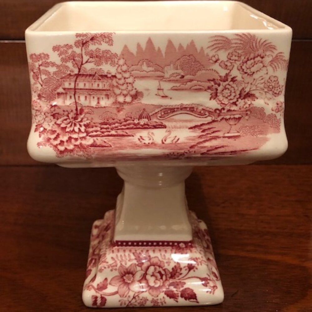 Compote - Royal Staffordshire Transferware - Tonquin by Clarice Cliff